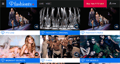 Desktop Screenshot of fashiontv.com
